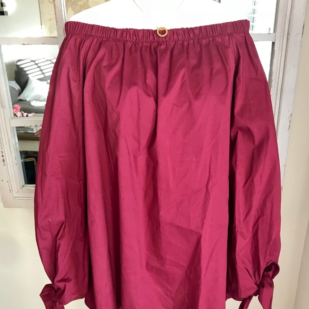 Merlot/Wine/Burgandy Size Large Top~ NEW W/ Tags